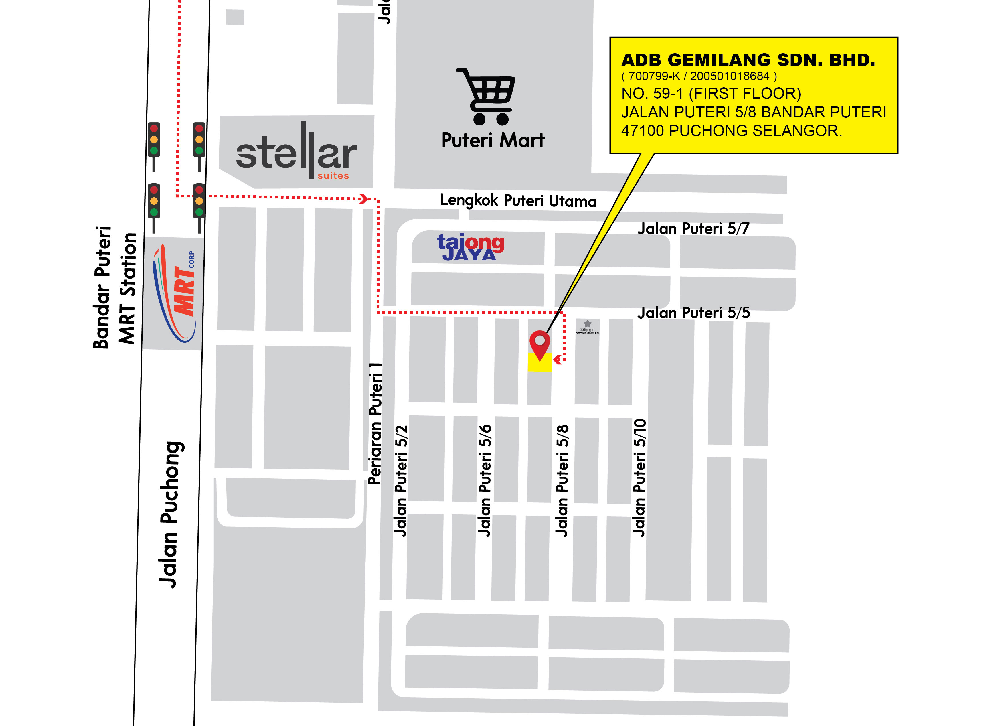 ADB Gemilang location